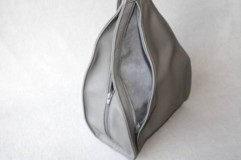 Olbrish b - Lederrucksack - Citybag - Stadtrucksack -Stone - Bild: A4